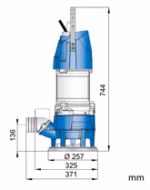 Pompe boues submersible ABS XJS 25 - Motralec