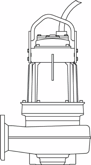 Pompe de relevage d'assainissement Flygt (Xylem) N 3140