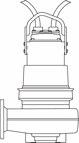 Pompe de relevage d'assainissement Flygt (Xylem) N 3152