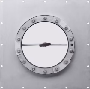 Hublot de digesteur sur plaque inox BIOGASKONTOR RD 300 / RD 400