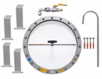 Hublot de digesteur BIOGASKONTOR RD 400