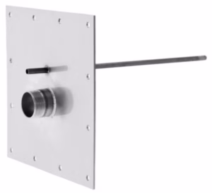 Plaque inox 304 pour unité de mesure BIOGASKONTOR