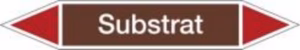 Étiquette de repérage de conduite « Substrat » BIOGASKONTOR