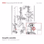 Vue éclatée Eisele Biogaz – Goupille cannelée Eisele Biogaz – 23591 (repère 51)