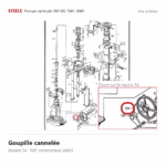 Vue éclatée Eisele Biogaz – Goupille cannelée Eisele Biogaz – 28893 (repère 54)