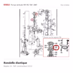Rondelle élastique Eisele Biogaz – 33553 Vue éclatée Eisele Biogaz – Rondelle élastique Eisele Biogaz – 33553 (repère 36)
