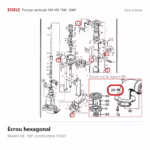 Écrou hexagonal Eisele Biogaz – 33605 Vue éclatée Eisele Biogaz – Écrou hexagonal Eisele Biogaz – 33605 (repère 68)