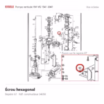Écrou hexagonal Eisele Biogaz – 34098 Vue éclatée Eisele Biogaz – Écrou hexagonal Eisele Biogaz – 34098 (repère 67)
