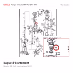 Vue éclatée Eisele Biogaz – Bague d'écartement Eisele Biogaz – 36373 (repère 19)
