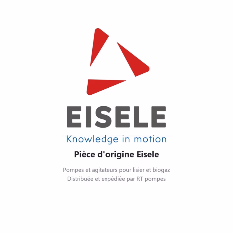 Logo Eisele, pièce détachée d'origine pour pompe et agitateur à lisier, distribuée par RT pompes