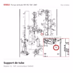 Support de tube Eisele Biogaz – V64543 Vue éclatée Eisele Biogaz – Support de tube Eisele Biogaz – V64543 (repère 12)