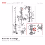 Rondelle de serrage Eisele Biogaz – V68270 Vue éclatée Eisele Biogaz – Rondelle de serrage Eisele Biogaz – V68270 (repère 6)