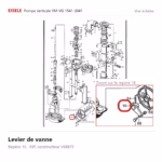 Levier de vanne Eisele Biogaz – V68875 Vue éclatée Eisele Biogaz – Levier de vanne Eisele Biogaz – V68875 (repère 16)