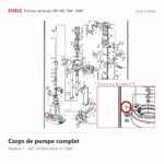 Corps de pompe complet Eisele Biogaz – V71869 Vue éclatée Eisele Biogaz – Corps de pompe complet Eisele Biogaz – V71869 (repère 5)