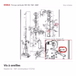 Vis à oreilles Eisele Biogaz – V72762 Vue éclatée Eisele Biogaz – Vis à oreilles Eisele Biogaz – V72762 (repère 42)