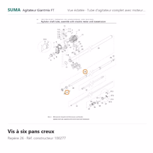 Vis à six pans creux SUMA Giantmix FT – 100277