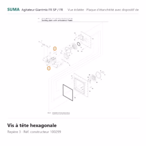 Vis à tête hexagonale SUMA Giantmix FR SP / Giantmix FR – 100299