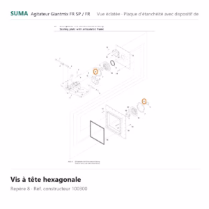 Vis à tête hexagonale SUMA Giantmix FR SP / Giantmix FR – 100300