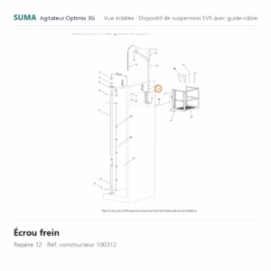 Écrou frein SUMA Optimix 3G – 100312