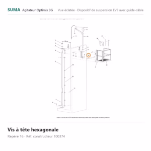 Vis à tête hexagonale SUMA Optimix 3G – 100374