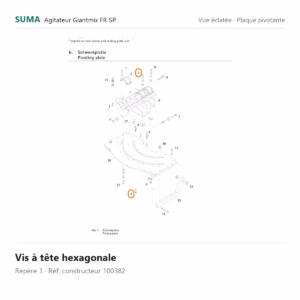 Vis à tête hexagonale SUMA Giantmix FR SP – 100382
