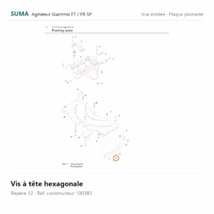 Vis à tête hexagonale SUMA Giantmix FT / Giantmix FR SP – 100383