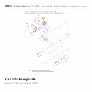 Vis à tête hexagonale SUMA Giantmix FT / Giantmix FR SP – 100384