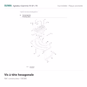 Vis à tête hexagonale SUMA Giantmix FR SP / Giantmix FR – 100385