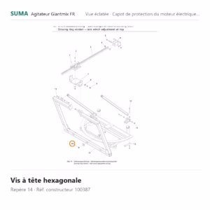Vis à tête hexagonale SUMA Giantmix FR – 100387
