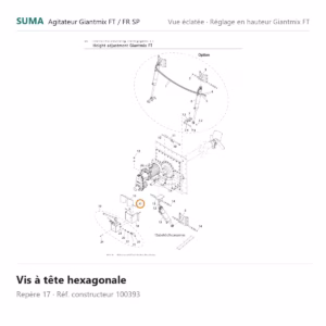 Vis à tête hexagonale SUMA Giantmix FT / Giantmix FR SP – 100393