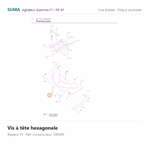 Vis à tête hexagonale SUMA Giantmix FT / Giantmix FR SP – 100394