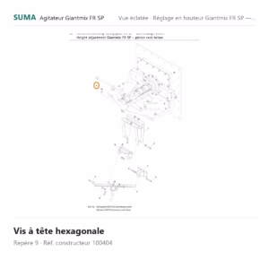Vis à tête hexagonale SUMA Giantmix FR SP – 100404