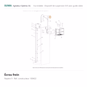 Écrou frein SUMA Optimix 3G – 100422
