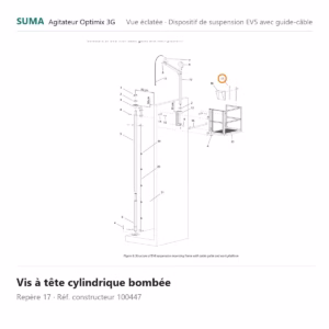 Vis à tête cylindrique bombée SUMA Optimix 3G – 100447