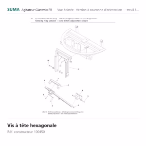 Vis à tête hexagonale SUMA Giantmix FR – 100450