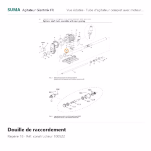Douille de raccordement SUMA Giantmix FR – 100522