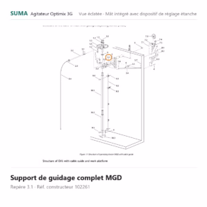 Support de guidage complet MGD SUMA Optimix 3G – 102261