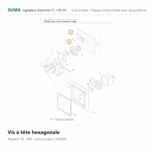 Vis à tête hexagonale SUMA Giantmix FT / Giantmix FR SP – 102650