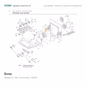 Écrou SUMA Giantmix FR – 103030