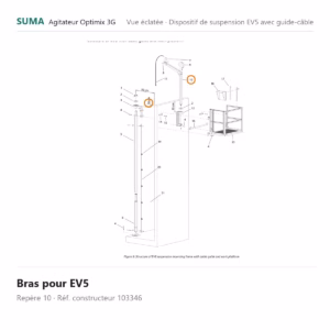 Bras pour EV5 SUMA Optimix 3G – 103346