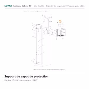 Support de capot de protection SUMA Optimix 3G – 104431