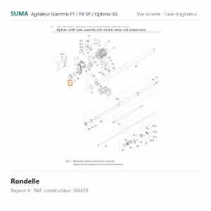 Rondelle SUMA Giantmix FT / Giantmix FR SP / Optimix 3G – 104435
