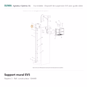 Support mural EV5 SUMA Optimix 3G – 104449