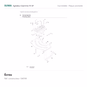 Écrou SUMA Giantmix FR SP – 104749