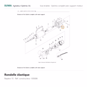 Rondelle élastique SUMA Optimix 3G – 105008