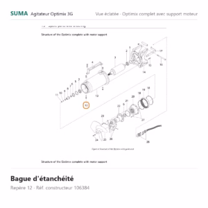 Bague d'étanchéité SUMA Optimix 3G – 106384