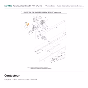 Contacteur SUMA Giantmix FT / Giantmix FR SP / Giantmix FR – 106899