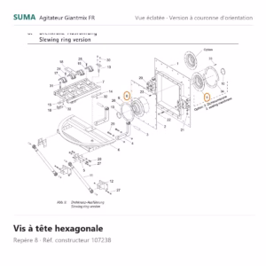 Vis à tête hexagonale SUMA Giantmix FR – 107238