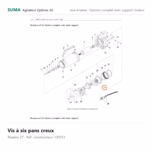 Vis à six pans creux SUMA Optimix 3G – 109751