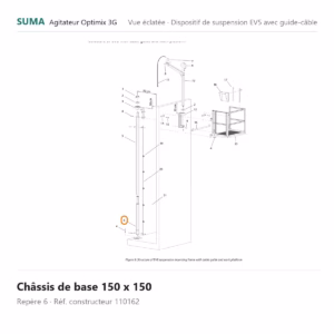 Châssis de base 150 x 150 SUMA Optimix 3G – 110162
